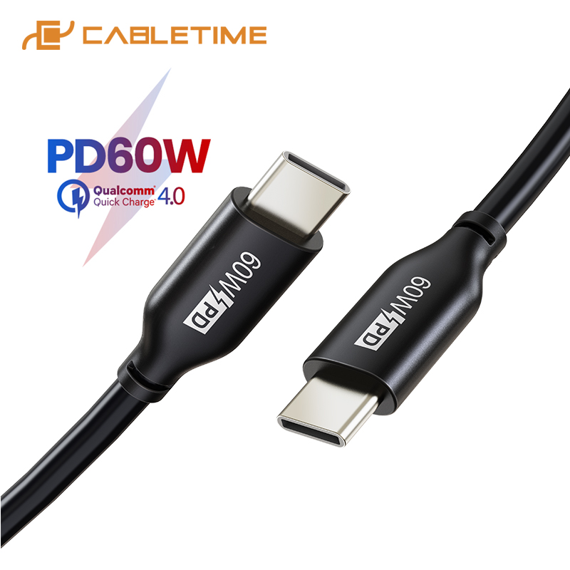 CABLETIME-PD 60W USB c ̺ C352,   QC..